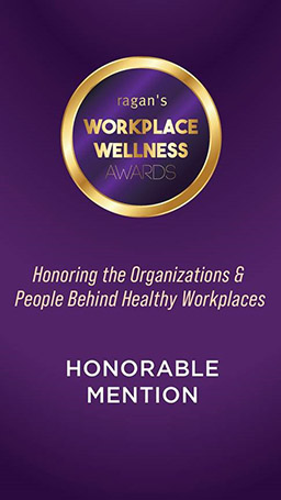 Ragan's Workplace Wellness Awards - Honoring the Organizations & People Behind Healthy Workplaces - Honorable Mention Badge