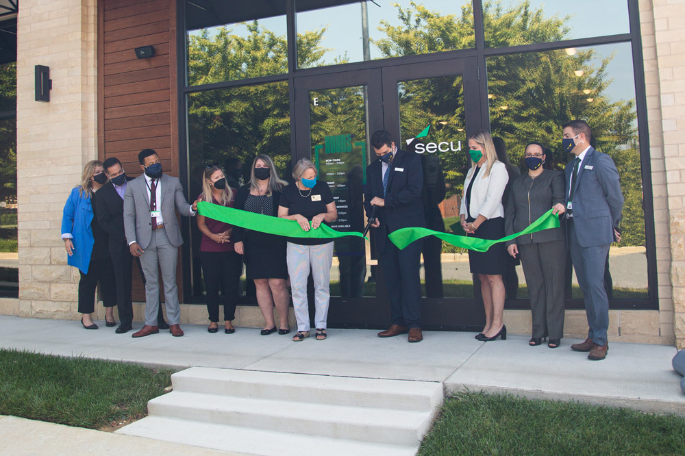 SECU Maple Lawn Opening Ribbon Cutting