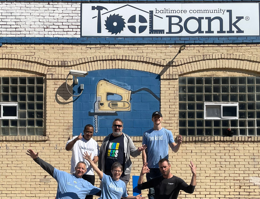 SECU Employees volunteered at Maryland Tool Bank