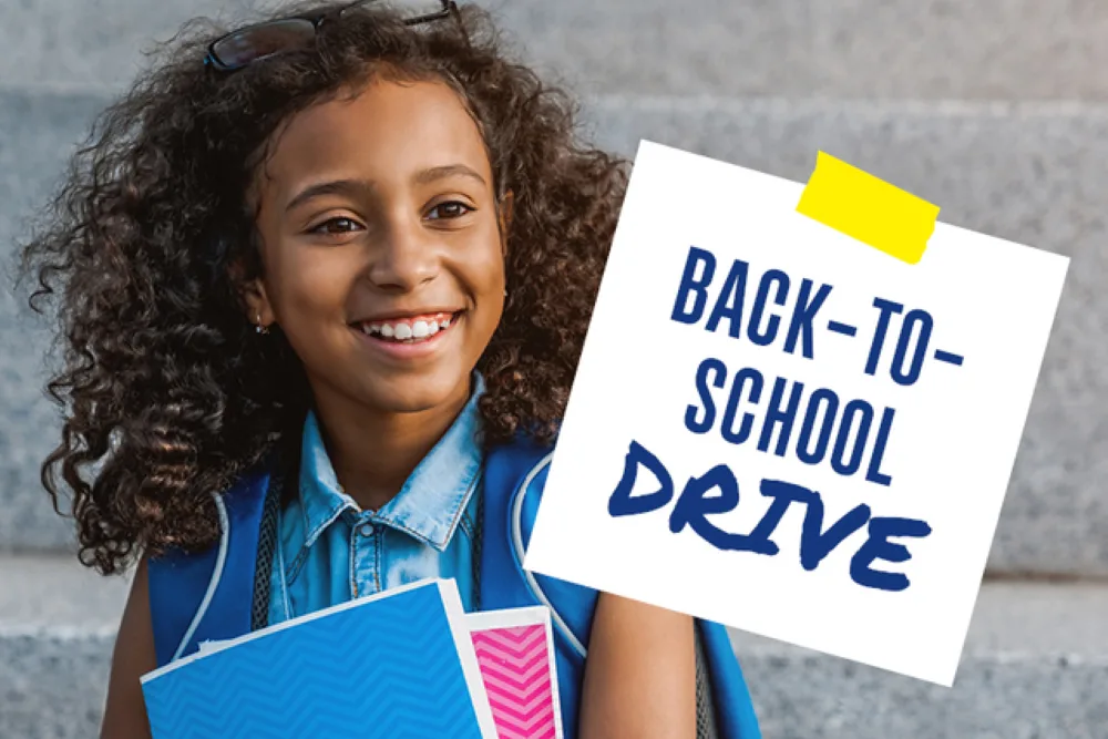 Back-to-school drive