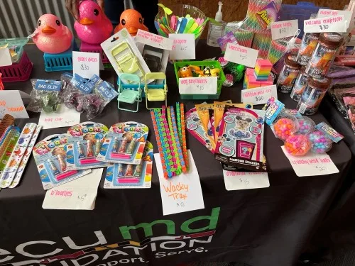 Small prizes in a table