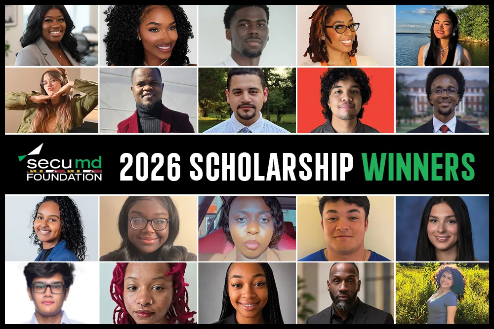 SECU MD Foundation 2026 Scholarship Winners